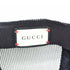 GUCCI グッチ ベースボールキャップ ロゴプリント シェリーライン レザー